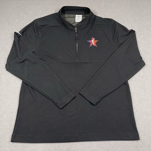 Nike Sweatshirt Womens XL Black 2024 WNBA All-Star Game Intent 1/4 Zip Warm Up - Picture 1 of 9